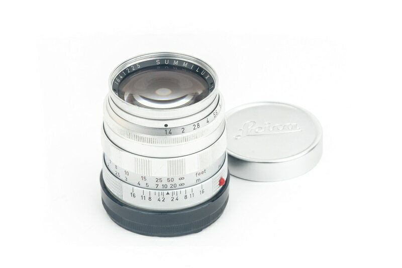 【珍品】Leica/ライカ SUMMILUX 50mmf1.4 逆ローレット 164万号 ドイツ産シルバー jp26972