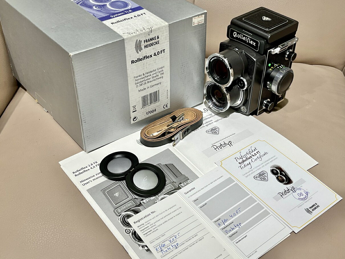 新品　Rolleiflex/ローライフレックス 4.0FTブラック PROTOTYPE#18277