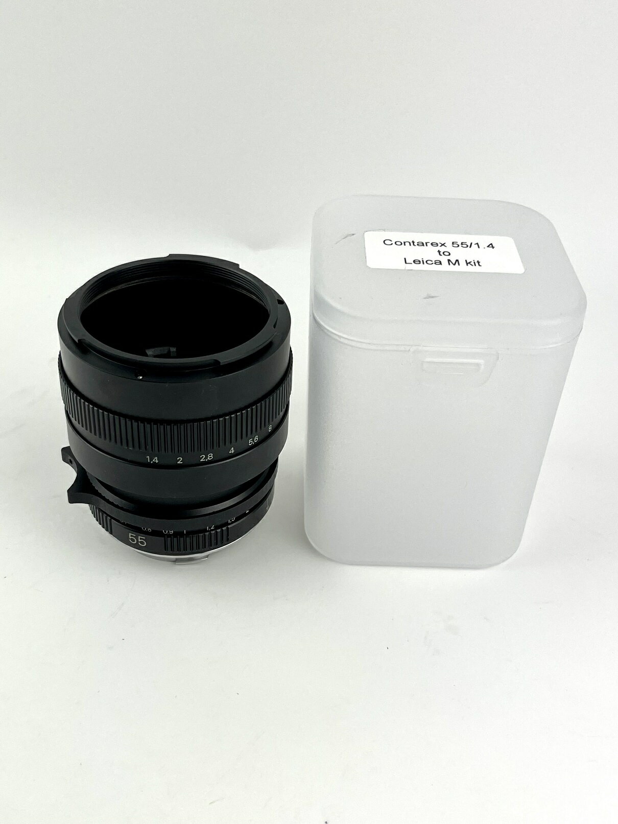 新品　Contarex /コンタックス　55mmf1.4 to Leica M Kit #36929