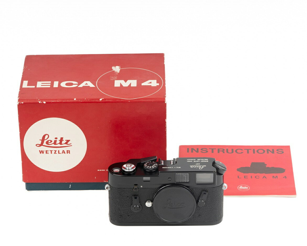 【美品】Leica/ライカ M4 schwz lackiert ボデ ブラック 124萬号 1969-1970年産 #jp27442