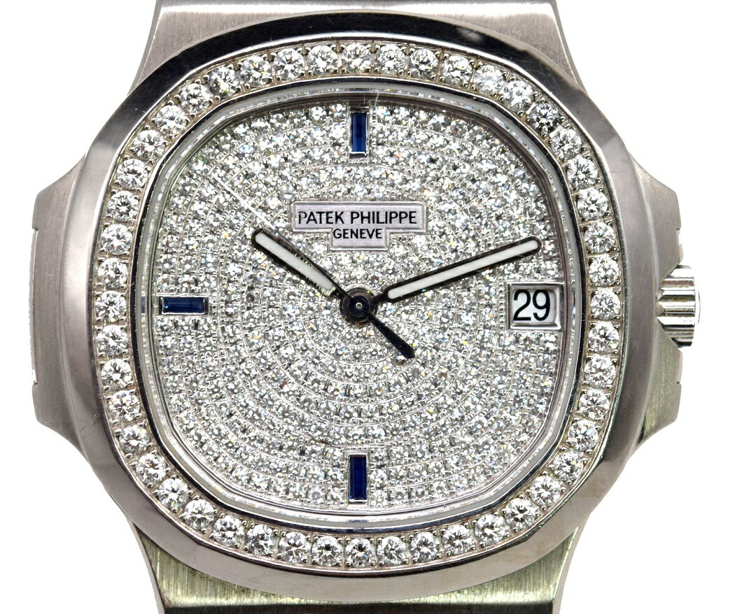 パテック フィリップ 腕時計（メンズ） PatekPhilippe /パテックフィリップ ノーチラス 　5711G　アフターダイヤ #HK9958