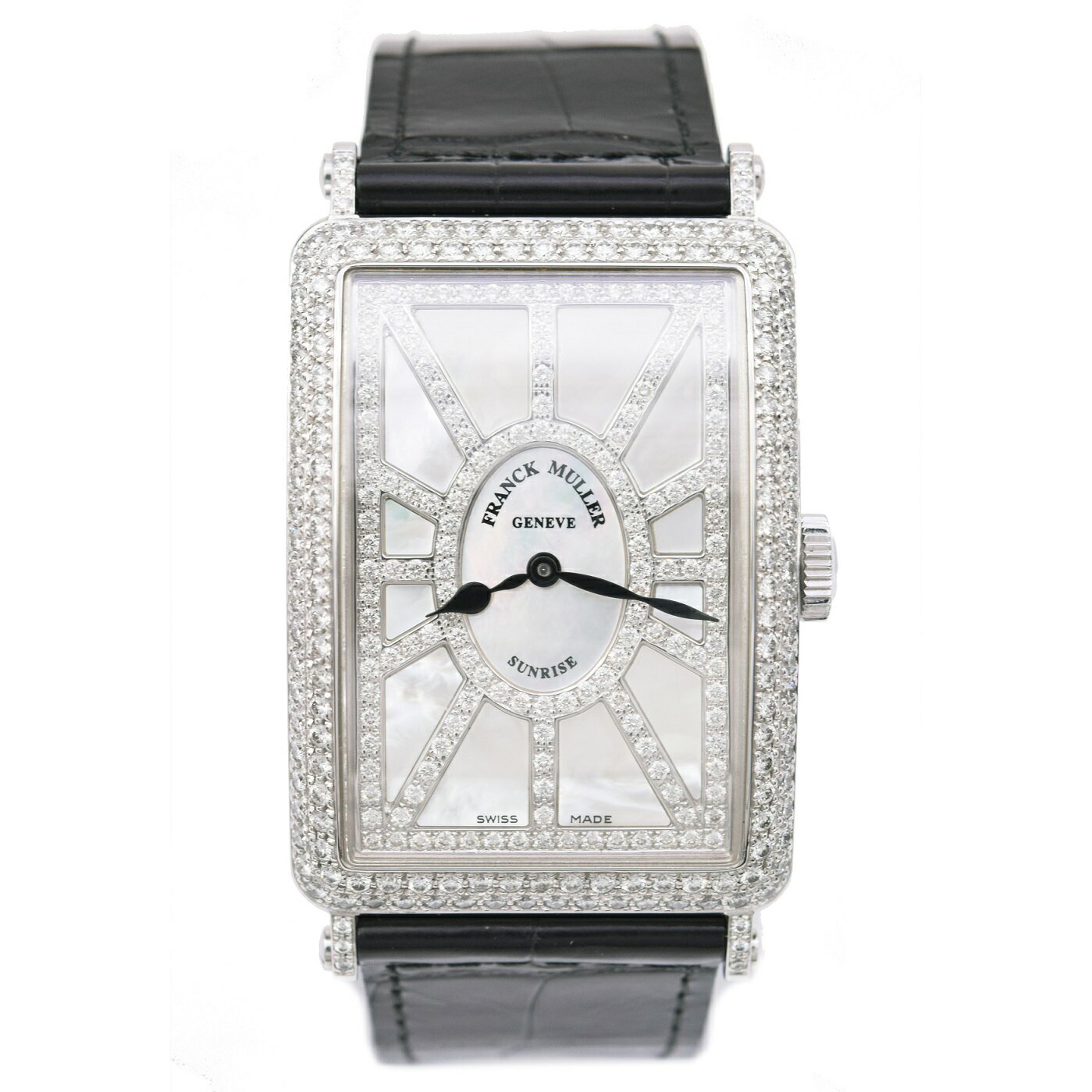 新品　FRANCK MULLER/フランクミュラー Long Island　1202 QZ SNR D CD ホワイトゴール#HK10278