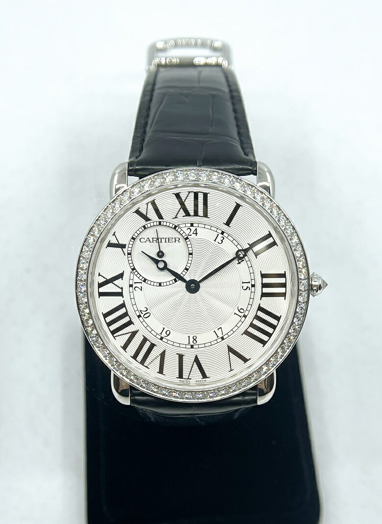 美品　Cartier/カルティエ Ronde Louis Cartier WR007002 ホワイトゴール #HK10220