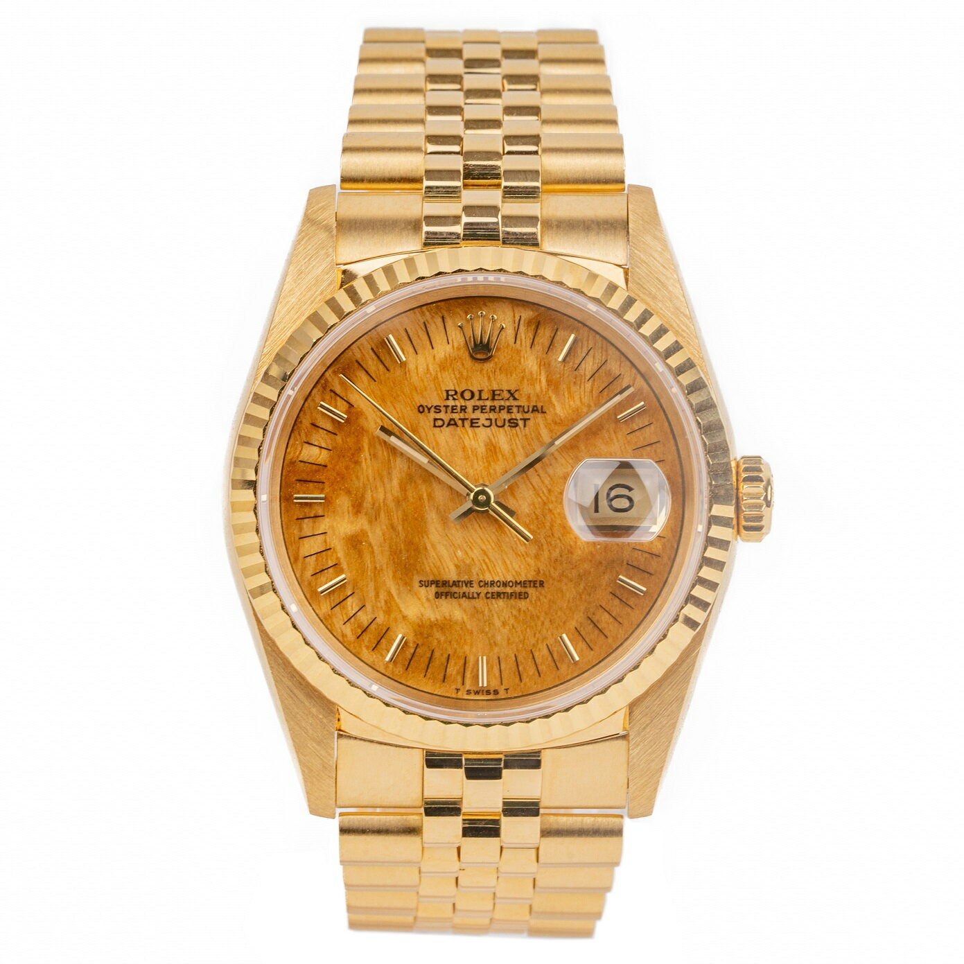 デイトジャスト 腕時計（メンズ） 【コレクション】Rolex/ロレックス　デイトジャスト Dayjust Burl Wood Dial Ref.16238 #jp27398