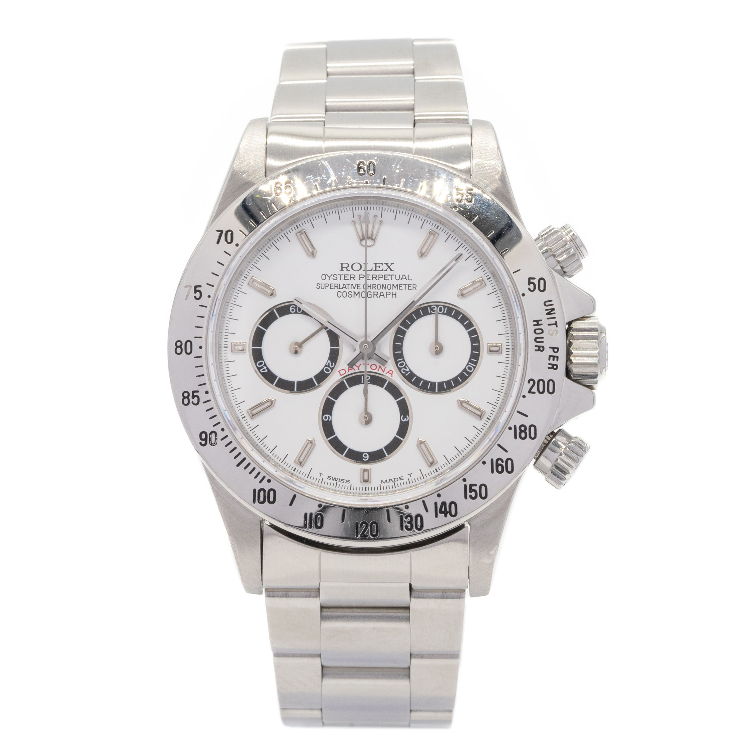 【レア】ROLEX/ロレックス Daytona デイトナ 16520 “Zenith”キャリバー 200タキ/4ライン L3番 ホワイトダイヤル メンズ腕時計 #jp27978