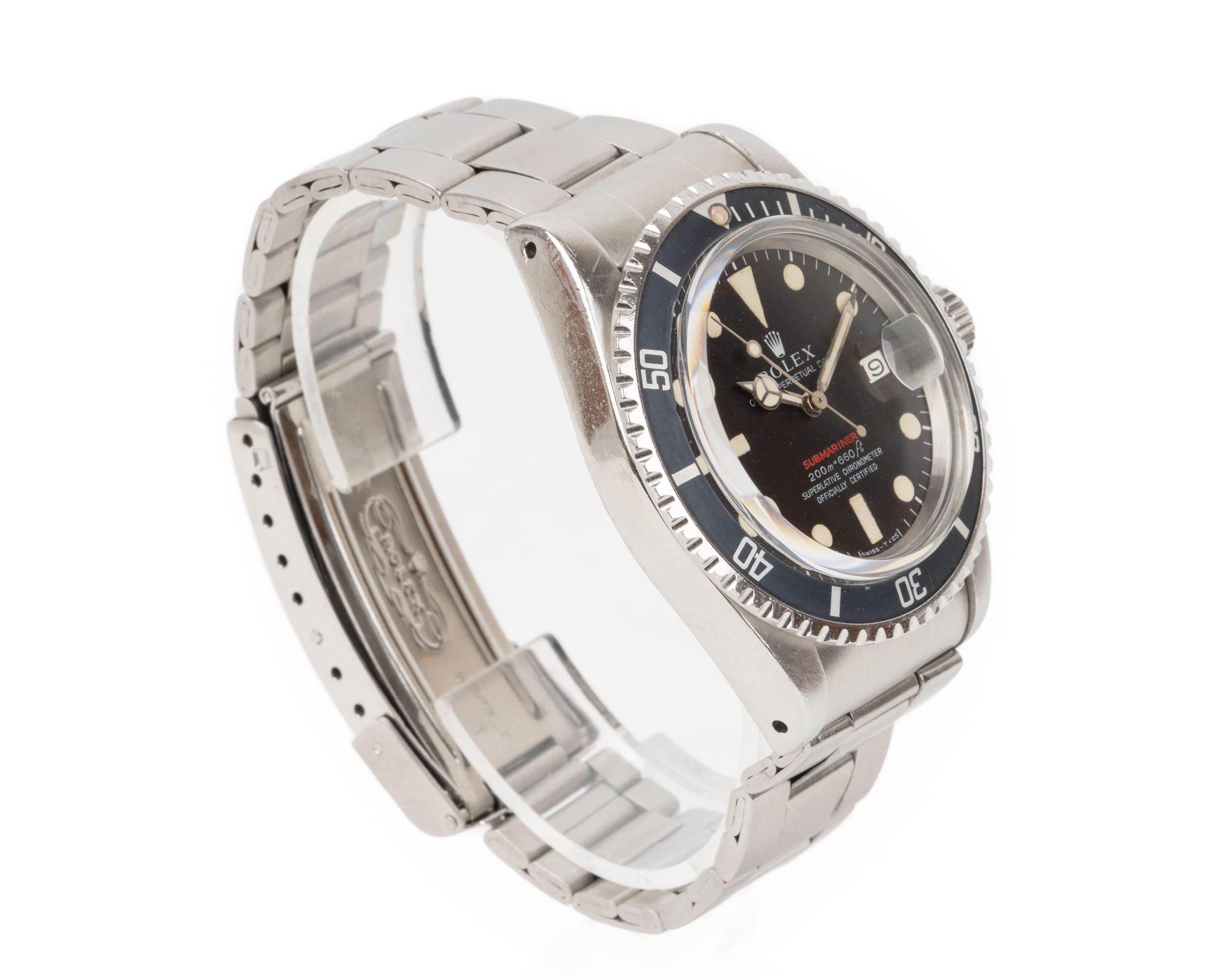 【アンティーク】Rolex/ロレックス Vintage サブマリーナ デイト 1680 Mark II ブラック/赤サブ 241万番 自動巻き メンズ腕時計 #jp27995