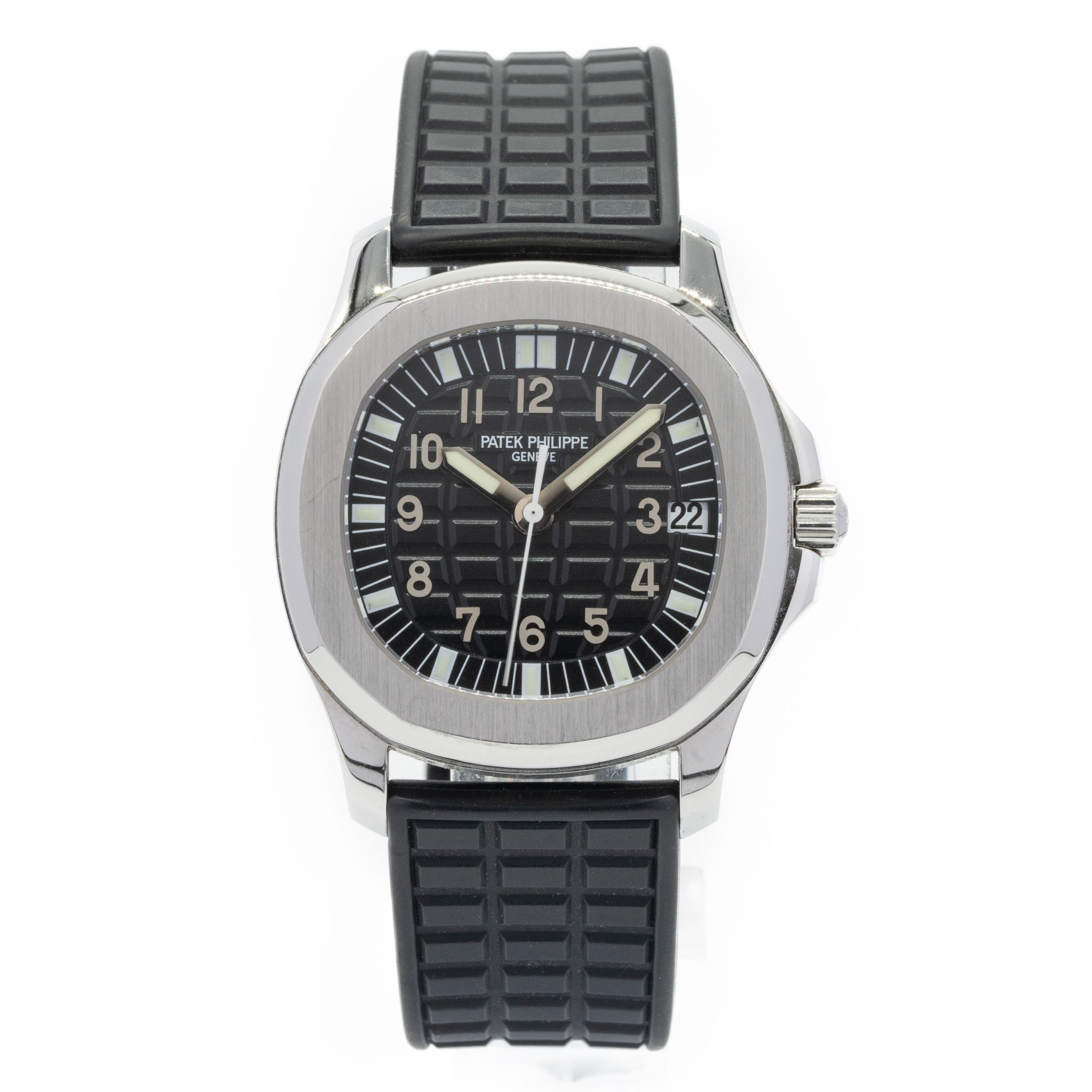 パテック フィリップ 腕時計（メンズ） PATEK PHILIPPE/パテック フィリップ Aquanaut アクアノート 5066A-001 ブラック文字盤 SS 36mm 自動巻き 腕時計 #jp28099