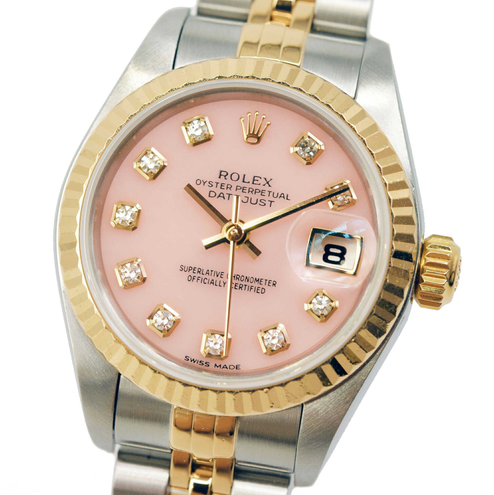 Rolex/ロレックス dayjust デイトジャスト79173G K番 YG SS ピンクオパール文字盤 ...