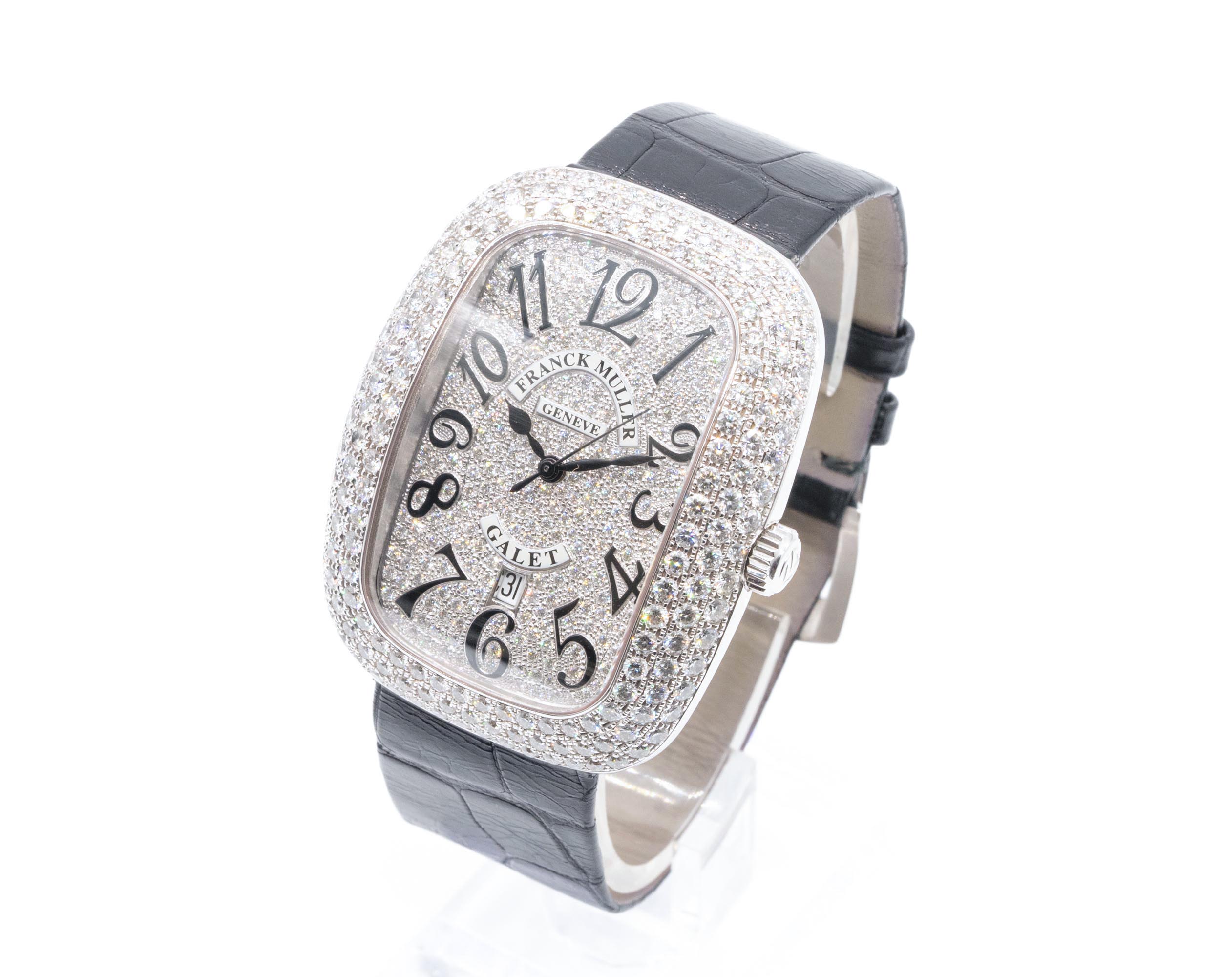 Franck Muller/フランク ミュラー GALET ギャレ 3000H SC DT V D3 CD K18WG ダイヤモンド #jp28145