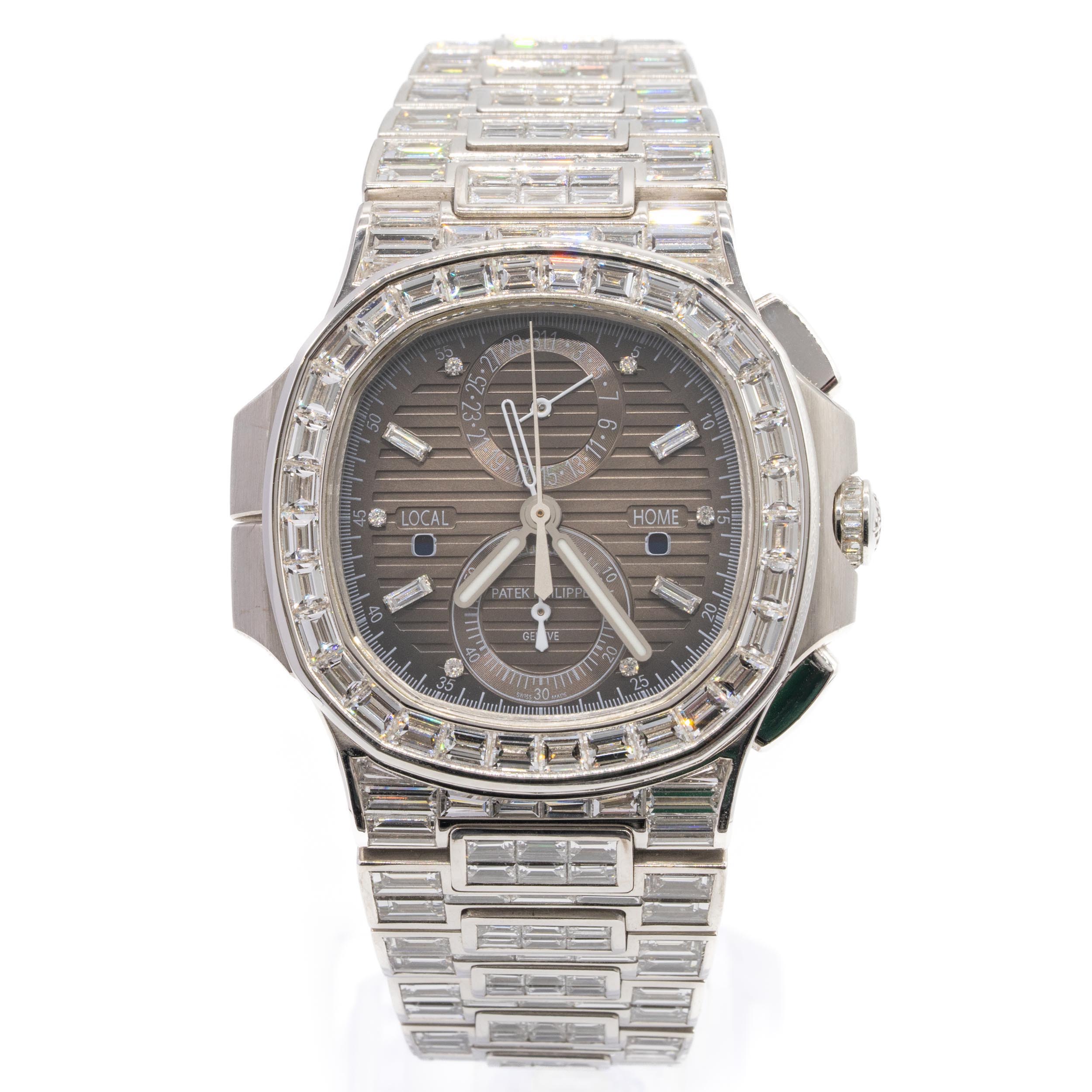 【カスタム】PATEK PHILIPPE/パテックフィリップ 5990/1400G-001 Nautilus Travel Time カスタム品 腕時計 #JP...