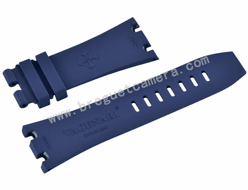 Audemars Piguet/オーデマピゲ Royal Oak Offshore/ロイヤル オーク オフショア 44mm AP 26400 26401適用Vagenari ラバー ストラップ/ベルト ブルー
