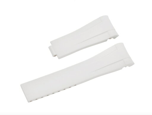 TUDOR チュードル ヘリテージ ブラックベイ適用する Vagenari ラバー ウオッチ ストラップ ホワイト