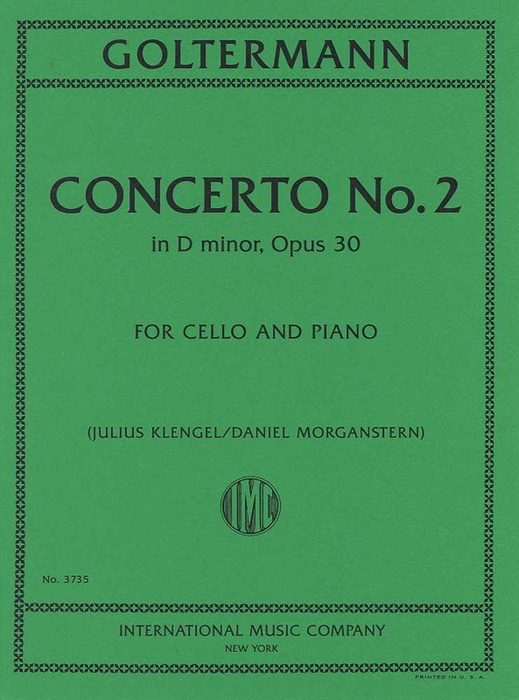 輸入楽譜／チェロ／ゴルターマン：チェロ協奏曲 第2番 二短調 op. 30