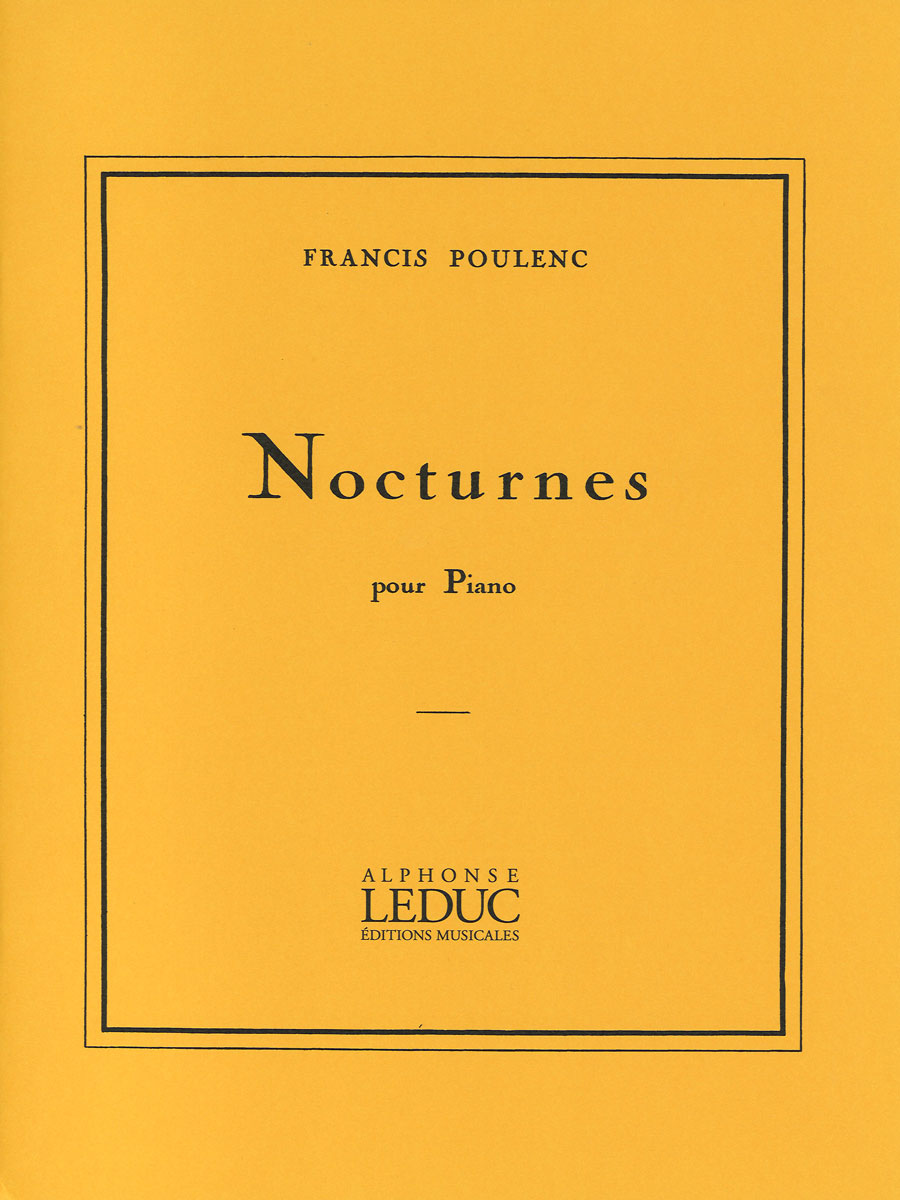 輸入楽譜／ピアノ／プーランク：8 つのノクターン（全8曲）