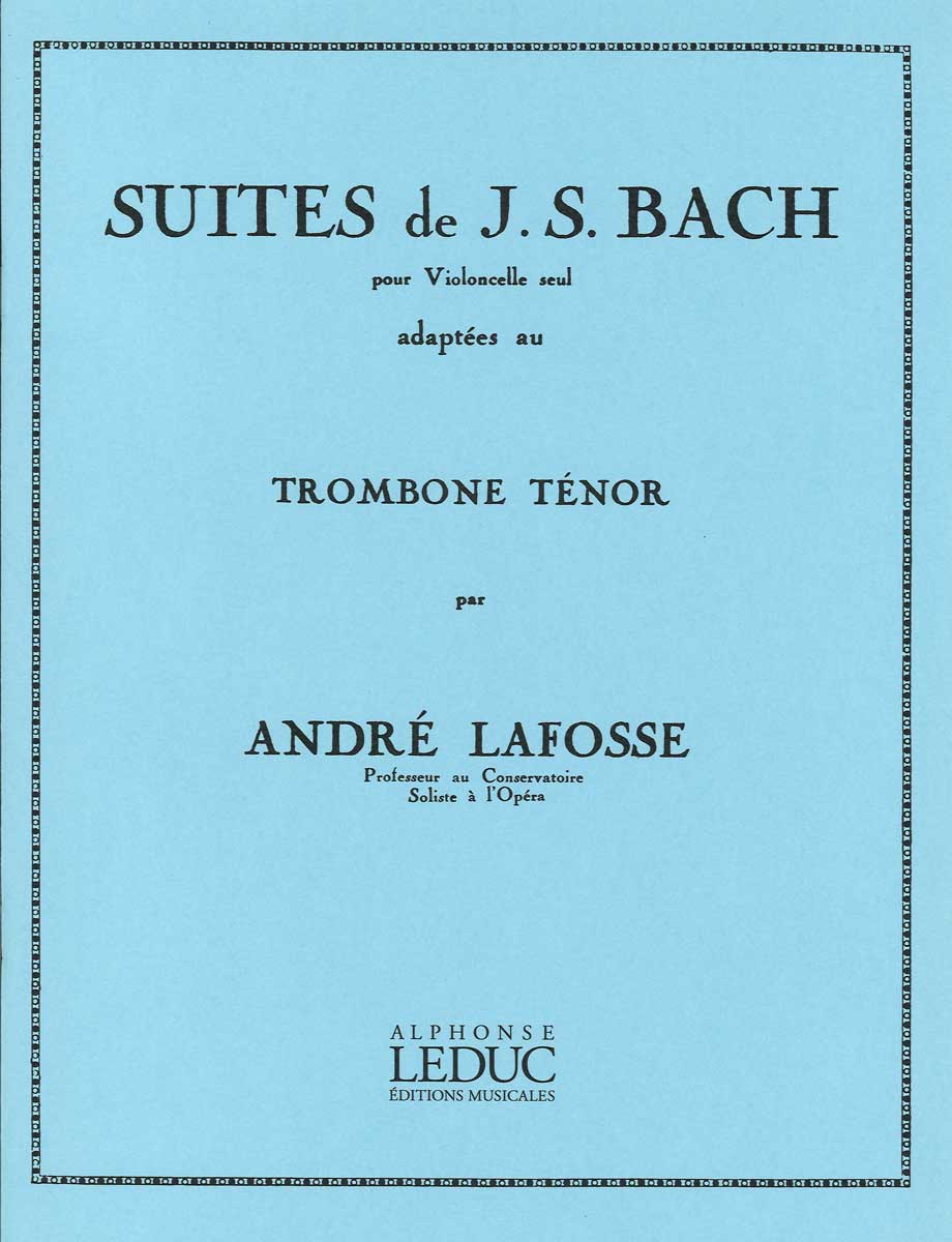 輸入楽譜／トロンボーン／バッハ：無伴奏チェロ組曲