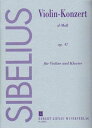 輸入楽譜／バイオリン（ヴァイオリン）／シベリウス：ヴァイオリン協奏曲 ニ短調 op. 47