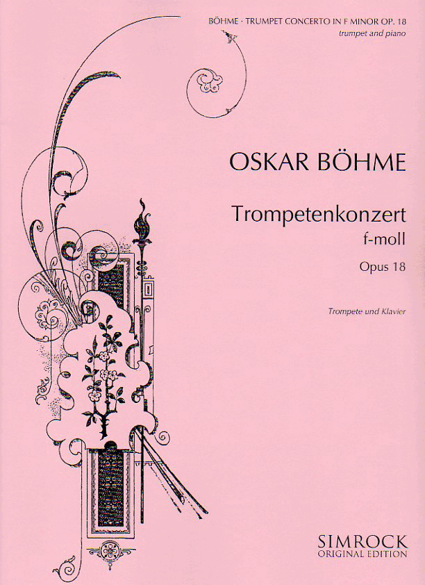 輸入楽譜／トランペット／ベーメ：トランペット協奏曲 ヘ短調 op. 18