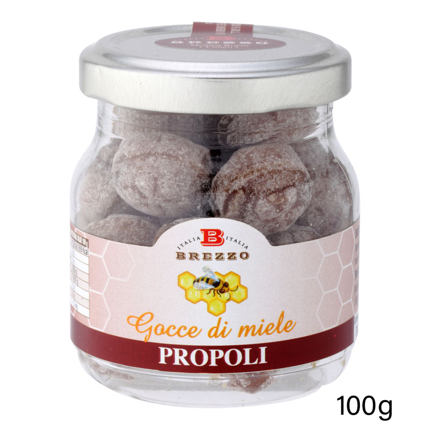 プロポリス入りはちみつキャンディーHoney Drops - Propolis -100g【 プロポリス はちみつ キャンディー 飴 あめ 】のサムネイル