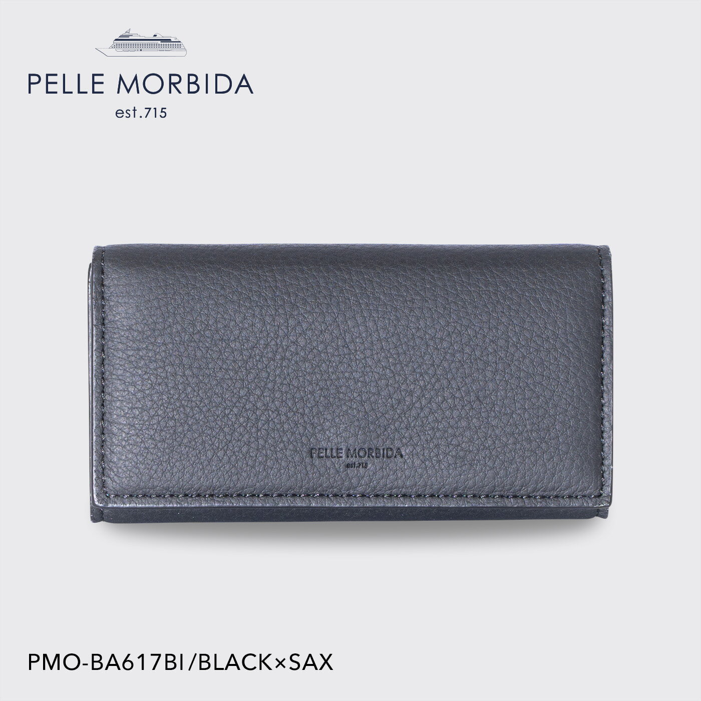 レザー 【正規取扱店】ポイント10倍【PELLE MORBIDA ペッレモルビダ】バルカ 牛革 本革 レザー キーケース メンズ【プレゼント ギフト】日本製 PMO-BA617BI [送料無料]