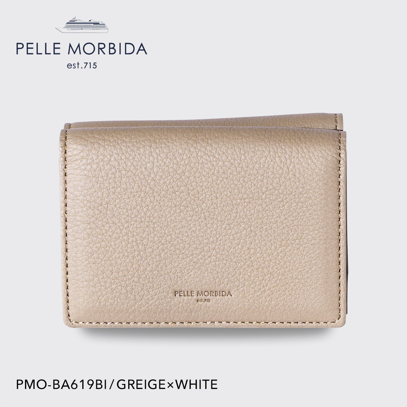 【正規取扱店】ポイント10倍【PELLE MORBIDA ペッレモルビダ】バルカ 牛革 本革 レザー ウォレット メンズ【プレゼント ギフト】日本製 PMO-BA619BI [送料無料]