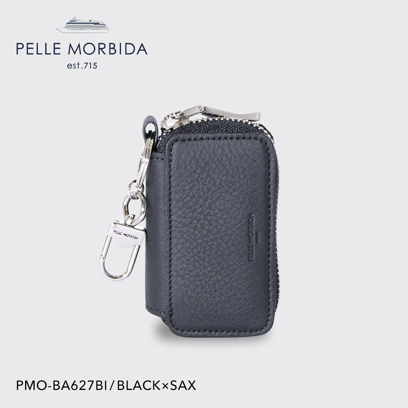 レザー 【正規取扱店】ポイント10倍【PELLE MORBIDA ペッレモルビダ】バルカ 牛革 本革 レザー キーケース メンズ【プレゼント ギフト】日本製 PMO-BA627BI [送料無料]