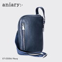 【正規取扱店】ポイント10倍【aniary アニアリ】シュリンク レザー 牛革 本革 ショルダーバッグ メンズ【プレゼント ギフト】日本製 07-03006 [...