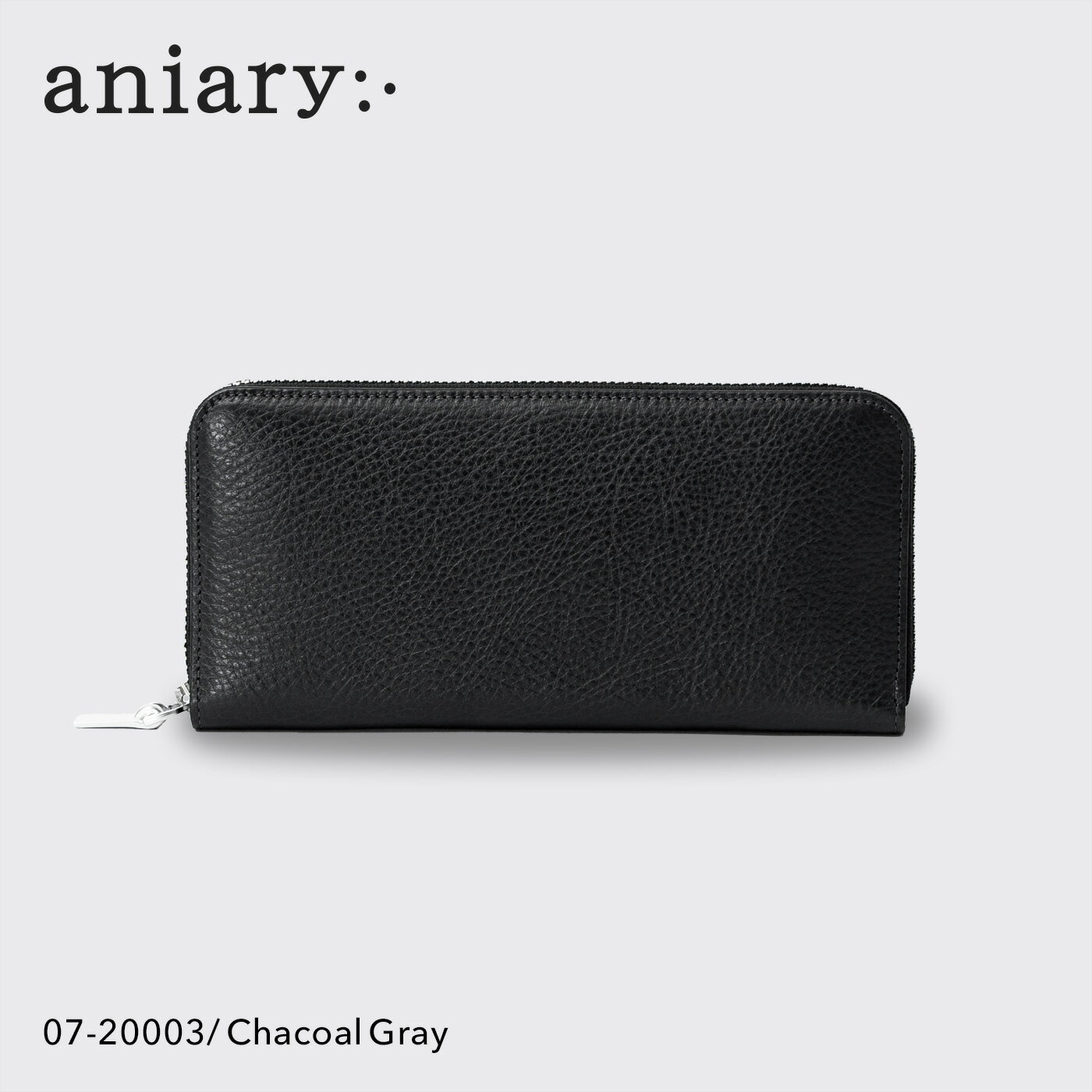 【正規取扱店】ポイント10倍【aniary アニアリ】シュリンク レザー 牛革 本革 ウォレット メンズ 【プレゼント ギフト】日本製 07-20003 [送料無料]