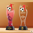 【文字彫刻無料】 クリスタル トロフィー ゴルフコンペ 優勝杯 参加賞 エージシュート ホールインワン記念 に!!ゴルフトロフィー オーダーメイド エイジシュー...