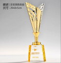 クリスタル トロフィー ゴルフコンペ 優勝杯 クリスタルトロフィー フルカラー印刷 エージシュート ホールインワン記念 に!!ゴルフトロフィー オーダーメイド ...