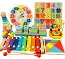 ギフト プレゼント 3歳 2歳 1歳 お誕生日 音の出るおもちゃ リズム 音感 高品質木琴 カラフル 滑らかな表面 楽器玩具 八色八音