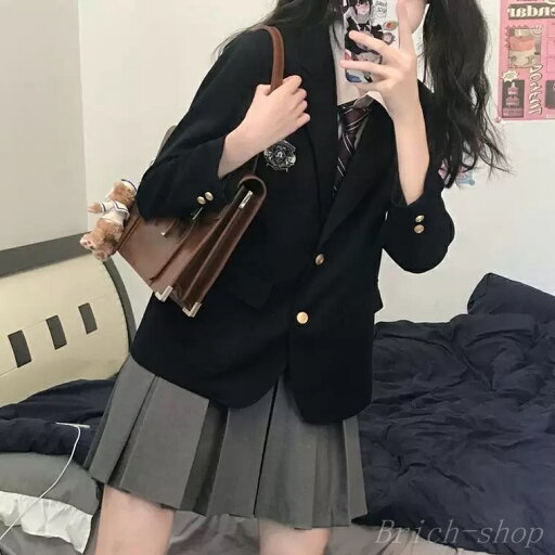 卒業式 スーツ 女の子 韓国 制服 ブレザー 卒服 女子 スクール 4点セット(ブレザー+スカート+シャツ+ネクタイ) 長袖 制服セット 黒 ブラウン 学生制服 スクール JK制服 中学生 高校生 コート 制服 ジャケット 学生 学校 卒業式 スーツ 女の子 韓国 制服 ブレザー 卒服 女子 スクール 4点セット(ブレザー+スカート+シャツ+ネクタイ) 長袖 制服セット 黒 ブラウン 学生制服 スクール JK制服 中学生 高校生 コート 制服 ジャケット 学生 学校