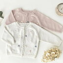【送料無料】保 はおり物 シンプル ベビー服 赤ちゃん 新生児 キッズ フォーマル ベビー 羽織 フラワー ニットカーディガン 秋 カーディガン