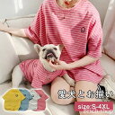 【送料無料】Tシャツ ストライプ ペット服 夏 春夏服 親子服 中小型犬 ワンチャン服 ワンちゃん ペット用 猫用 大型犬 中型犬 小型犬用 揃い