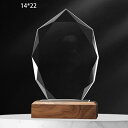 水晶 トロフィー 記念品 表彰 受賞 感謝 名入れ オーダーメイド 高級感 デザイン 彫刻 透明感 優美 アワード クリア 永久保存 記録