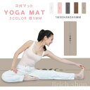 【送料無料】ホットヨガマット 初心者 二重色 防水 肌に優しい 耐久性 高密度 PU+天然ゴムリング保護素材 ピラティス