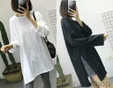 【送料無料】体型カバー 女性用 レッスン着 ビッグtシャツ ゆるtシャツ 速乾 春夏 トップス ティーシャツ ロンティー ビッグt おしゃれ 韓国(4)