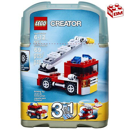 レゴ クリエーター ファイヤートラック │ LEGO Creator Mini Fire Rescue 【6911】