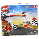 レゴ フィニッシュラインと表彰台、フェラーリエンジニア付属（ゴールと表彰台）│LEGO Finish Line and Podium with a Ferrari Engineer