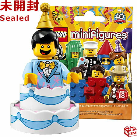 71021 LEGO レゴ ミニフィギュアシリーズ 18 ケーキ男｜ LEGO Collectable Minifigures Series 18 Birthday Cake Guy 