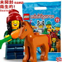 71032-5 レゴ LEGO ミニフィギュア シリーズ22 馬と調教師（馬と少女、子馬を持つ少女）│Horse and Groom