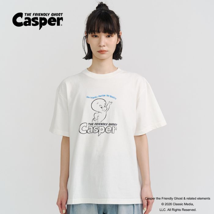 Rakuten - CASPER S/S TEE 2 キャスパー 半袖Tシャツ レディース グラフィックT プリントT カジュアル ストリート 韓国ファッション トップス 春 夏 ゆったり