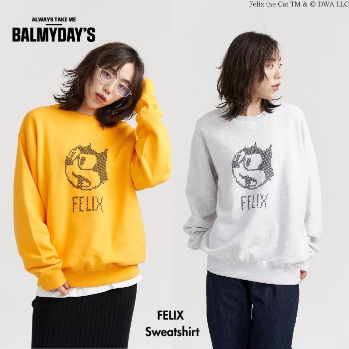 FELIX Sweatshirt フィリックス・ザ・キャット スウェット レディース 女性 メンズ ペア トップス 大き..