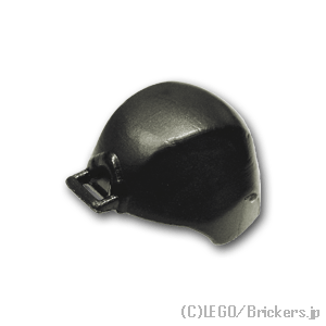 レゴ カスタム パーツ ミニフィグ アーミーヘルメット ACH [Black/ブラック] | レゴ互換品 ミニフィギュア 人形 ミリタリー 装備 ヘルメット