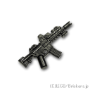 レゴ カスタム パーツ ミニフィグ ディプロマットライフル Black/ブラック レゴ互換品 ミニフィギュア 人形 ミリタリー 武器 銃 ライフル