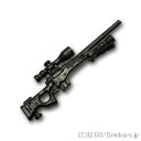 レゴ カスタム パーツ ミニフィグ スナイパー ライフル L96 Black/ブラック レゴ互換品 ミニフィギュア 人形 ミリタリー 武器 銃