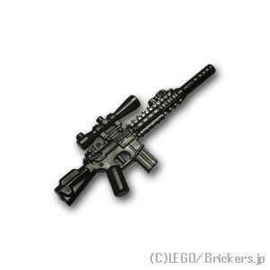 レゴ カスタム パーツ ミニフィグ スナイパー ライフル M110 [Black/ブラック] | レゴ互換品 ミニフィギュア 人形 ミリタリー 武器 銃