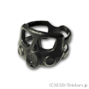 レゴ カスタム パーツ ミニフィグ ガスマスク M17 [Black/ブラック] | レゴ互換品 ミニフィギュア 人形 ミリタリー 装備 マスク