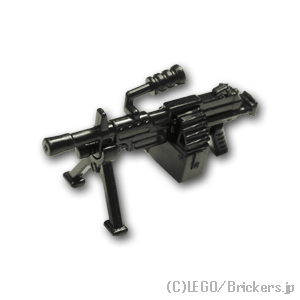 レゴ カスタム パーツ ミニフィグ ライトマシンガン M249 [Dark Bluish Gray/ダークグレー] | レゴ互換品 ミニフィギュア 人形 ミリタリー 武器 銃 マシンガンのサムネイル