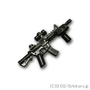 レゴ カスタム パーツ ミニフィグ アサルトライフル M5A1 R.I.S [Black/ブラック] | レゴ互換品 ミニフィギュア 人形 ミリタリー 武器 銃 ライフル