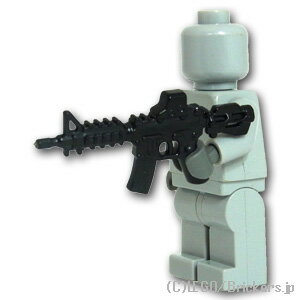 レゴ カスタム パーツ ミニフィグ アサルトライフル M5 CQB [ Black / ブラック ] | lego ミニフィギュア 人形 ミリタリー 武器 銃 ライフル